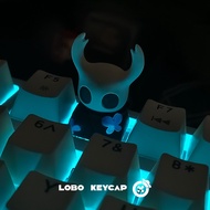 7Hollow Knight Keycap Single Transparent Unique Creative Keyboard Cap Resin Mechanical Keyboard Cust