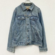 古著GAP 第四代牛仔夾克/G-jacket，靛藍色，M 碼