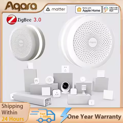Aqara Hub M1S Zigbee Gateway Hub Smart Gateway With RGB LED Night Light ZigBee Wireless Hub Work wit
