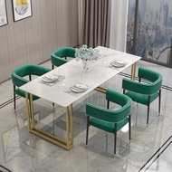 【In stock】MXH Dining Table Sintered Stone Marble Table Restaurant Table ST95