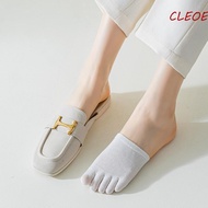 CLEOES Toe Separator Socks Women Socks Summer Short Invisible Forefoot Socks Cotton Five Finger Sock