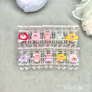 Set 5/10 Kẹp Càng Cua Loopy 3 Răng 5 Răng Đính Charm Không Gãy Không Đau Tóc Phụ Kiện Tóc Nữ Xu Hướn
