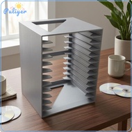 Desktop Cd Organizer Polished Finish CD Storage Rack accessibleFrame Disc Organizer Versatile DVD St