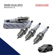 SPARK PLUG 4PCS PROTON X70 1.8 - K8RTIP - 2036513100