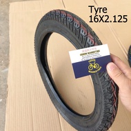 16 E-bike Tyre Tube 16X2.125 16X2.50 16x3.0 Tubeless Tyre Bicycle 2.50-10 Tayar Electric bike Scoote