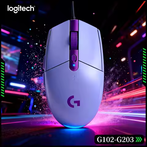 Logitech G102 Prodigy Mouse, 16.8M RGB Colors, Mechanical Buttons, 6 Customizable Keys For Mac Lapto