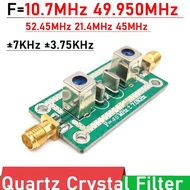 Quartz Crystal Filter 10.7Mhz 49.950M 52.45M 21.4M 45M 7Khz 10.7M 3