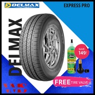 185R14C DELMAX EXPRESSPRO TUBELESS WITH FREE TIRE SEALANT AND TIRE VALVE