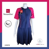 (มี S-3XL)✨ชุดว่ายน้ำ bsc streamline ชุดติดกัน สีกรม ชมพู ด้านในมีกางเกง