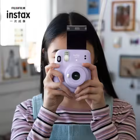 New Automatic Exposure Instax Mini 11 Instant Camera Film Camera with a fashionable Jewel button and
