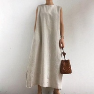 Best! Dress Linen | Casual Dress | Maxi Dress | Long Dress | Korean