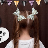 [GR.Z] Bat Wing Hairpin Goth Style Hair Clip Sparkly Bat Wing Hair Clips for Halloween Cosplay Set o
