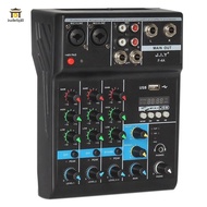Professional 4 Channel Bluetooth Mixer Audio Mixing DJ Console with Reverb Effect for Home Karaoke USB Live Stage KTV isabelgill