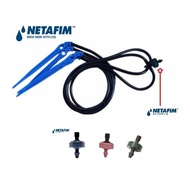 [100 Polybag - 25 sets NETAFIM PCJ 4 ways dripper] - 25 units of Netafim 4 way dripper (25 dripper x