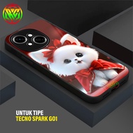 HP Tecno Spark Go1 Case - Latest Motif Softcase Shiny New Case Glossy casing Tecno Spark Go 1hp [Cat