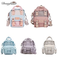 SA2 Doughnut Macaroon Mini Sling Bag Fashion Cute Waterproof Tiny Classic Shoulder Bag Girl Oxford C