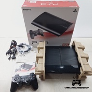 เครื่องเกมPS3 SuperSlim 500GB มือ2(USED)งานกล่องแท้ แปลงแล้ว สภาพสวย หายาก ลงเกมเล่นได้เยอะPS1-PS2-PS3
