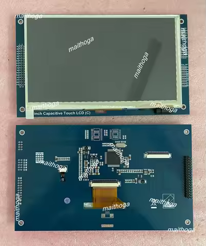 7.0 inch SPI TFT LCD Touch Screen with Adapter Board RA8875 Controller GT911 800*480 I2C Interface