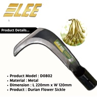Samlee M2222 D0802 1Pcs Durian Flower Sickle Leaf Flower Pruning Knife Pisau Bunga Durian Gardening 
