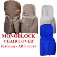 Mas makapal Monoblock Chair Cover Cover Katrina Fabric for Catering Event Standard Size like Uratex and Ruby