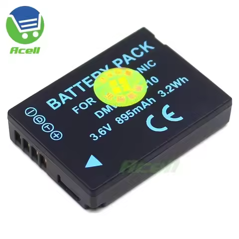 DMW-BCG10E/PP/GK Replace Battery for Panasonic DMC-ZS7 ZS6 ZS5 ZS3 ZS1 TZ35 TZ30 TZ25 TZ20 TZ18 TZ10