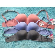 [TKPD3] FELANCY BRA 073-01275 275 WIRELESS BRA WITH SEAMLESS FOAM BRA SIZE 34B (B75) 36B (B80)