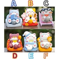 Selling SINGLE / SET Relax Cat Figure RELAXING Cat