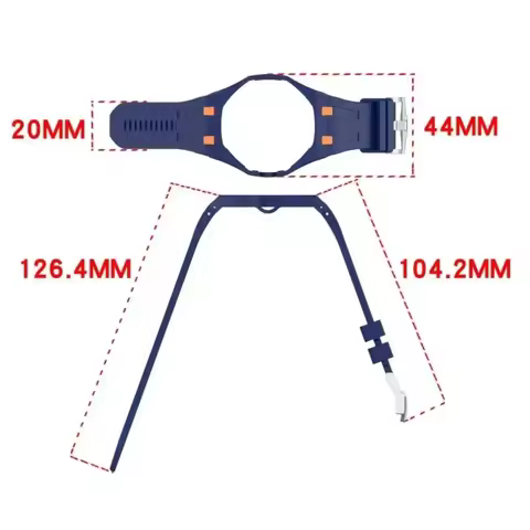 Original Soft Silicone Strap+PC Case for Swatch X Ap Royal Pop Swatch Pocket Watch Trendy Integrated