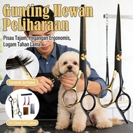 Animal Hair Clippers Nail Cutting Black Blonde Design Hair Scissors Set Blunt Tip Front Hair Cutter