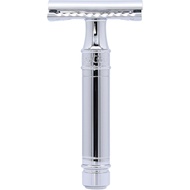 [sgstock] Edwin Jagger Double Edge Safety Razor - [Chrome] [Short Handle]