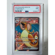 (Slight damaged) PSA 9 Pokemon charizard ex 151 full art card