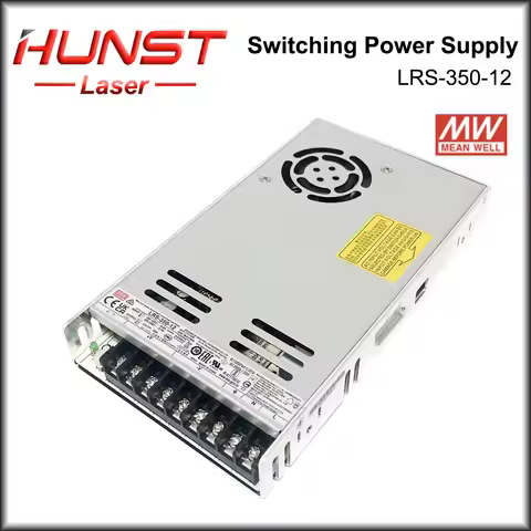 HUNST Mingwei LRS-350 Switching Power Supply 12V/24V/36 350W Original MW Taiwan Brand LRS-350-12 110