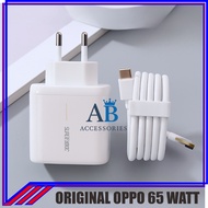 Original 100% 65W Charger OPPO Reno 4 5 6 7 7Z 8 8T 8Z 10 11 11F Pro A38 A57 A58 A74 A76