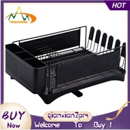 【rbkqrpesuhjy】Dish Drying Rack Dish Drain Board Set, Compact and Durable Stainless Steel Dish Drainer with Tray Drainer