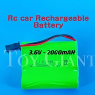 3.6V-2000Mah  RC Car Rechargeable Battery