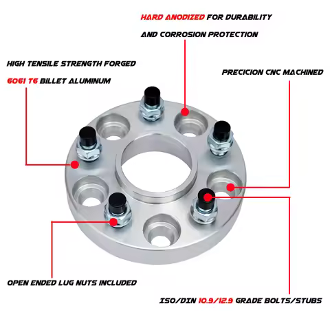 2PCS A lot 5*120|5x4.72"|74.1mm/2.92inch|12*1.5|20|25mm|0.8/1"Hubcentric vs Hubless Wheel Spacers E3