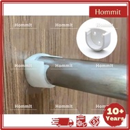 25mm diameter plastic rod tube bracket support holder for wardrobe cabinet clothes or 3 feet rod Chr