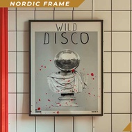 Wall paintings,Party Poster, 70s Art, Black Wall Art, Disco Ball, Psychedelic Poster, Vintage Poster