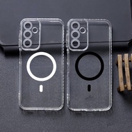 Softcase Clear Case Samsung A15 A16 A06 A55 A54 A32 A25 A05S A05 A04 MAGSAFE Motif
