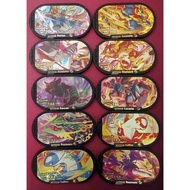 Pokemon Mezastar 6 Star Disk Card Galaxy Version 1，2 Look Like Original Disk