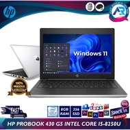 HP PROBOOK 430 G5 INTEL CORE I5-8250U (8TH GENERATION), 8GB RAM, 256GB SSD, WIFI, W CAM, 13.3-INCH F