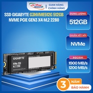 GIGABYTE PCIE3 x4 512GB M.2 2280 NVMe SSD Hard Drive (G3NVME512G) - Genuine Product