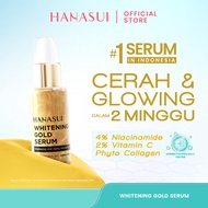 Hanasui Whitening Gold Serum - Cerah & Glowing Kurangi Bintik Hitam & Lawan Tanda Penuaan 4% Niacina