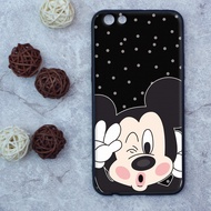 เคส Oppo R9s plus / R9s pro ใช้เคสเดียวกัน ลายมิ๊กกิ้-มินนี่ ขอบนิ่มหลังแข็ง เคสมือถือ เคสโทรศัพท์ C