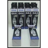 HITAM Exclusive ORIGINAL EPSON 664 T664 BLACK / BLACK T6641 L100 L110 PRINTER INK