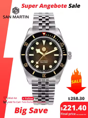 San Martin 3D Waffle Dial New 40mm Dive Watch NH35 Men's Watches Automatic Mechanical Sapphire Water