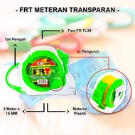 FRT METERAN TRANSPARENT 3 METER - MEASURING TAPE - MEASURING TAPE - pocket METER - length MEASURING 