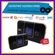 Modified Unlimited 4G LTE pocket WiFi R908 router (1Year Warranty) Portable Wifi Modem MIFI Router Unlimited Hotspot