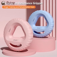 FLYTOP 3-Level Resistance Grip Ring Solid Silicone Finger Training and Rehabilitation Equipment Port