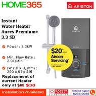 Ariston Instant Water Heater Aures Premium+ 3.3 SB